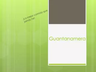 guantanamera