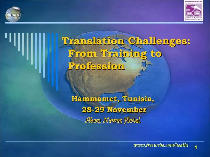 translation challenges from training to profession
