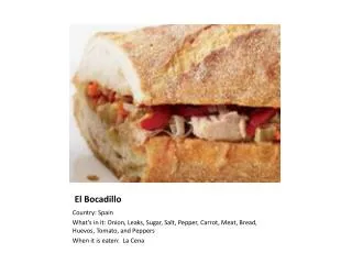 El Bocadillo