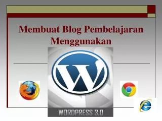 membuat blog pembelajaran menggunakan