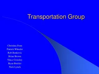 Transportation Group