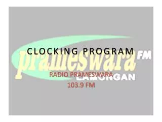 clocking program