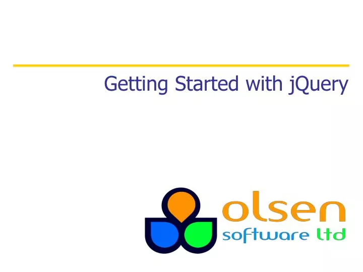 getting started with jquery