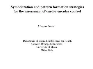 Symbolization and pattern formation strategies for the assessment of cardiovascular control