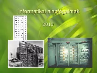 informatikai alapfogalmak