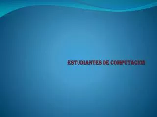 estudiantes de computacion