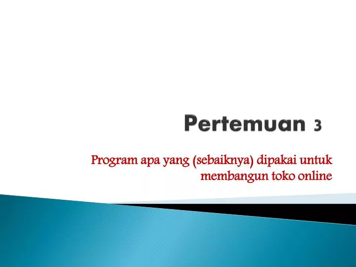 pertemuan 3