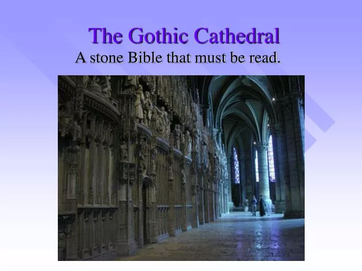 the gothic cathedral