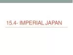 15.4- Imperial Japan