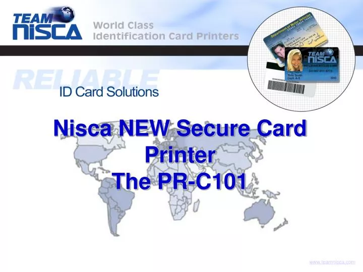 nisca new secure card printer the pr c101