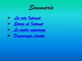 sommario