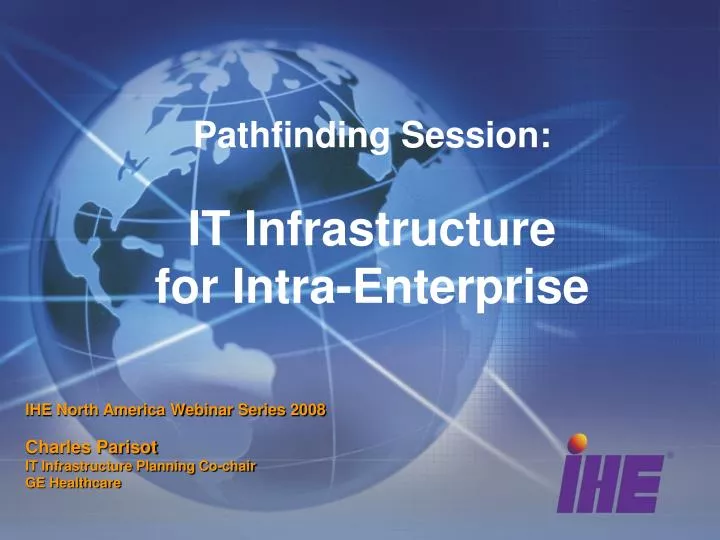 pathfinding session it infrastructure for intra enterprise