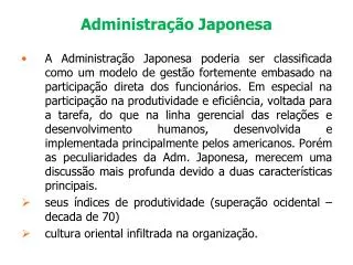administra o japonesa