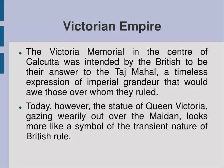 victorian empire