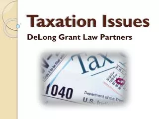 taxation issues