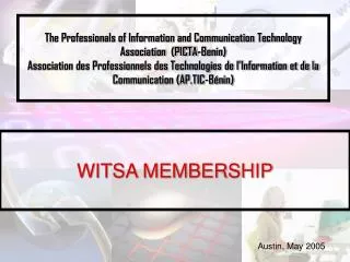 WITSA MEMBERSHIP