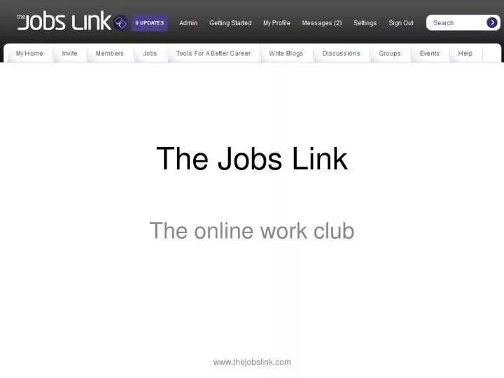 the jobs link