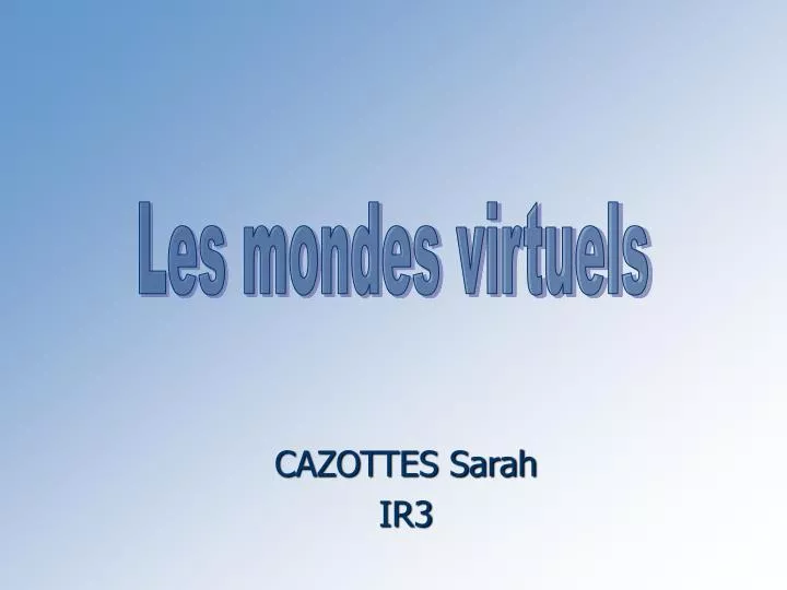 cazottes sarah ir3