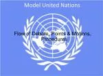 Model United Nations - slide 1