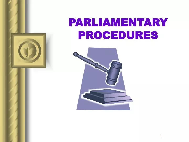 parliamentary procedures