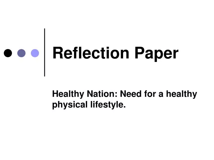 reflection paper