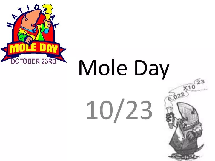 mole day
