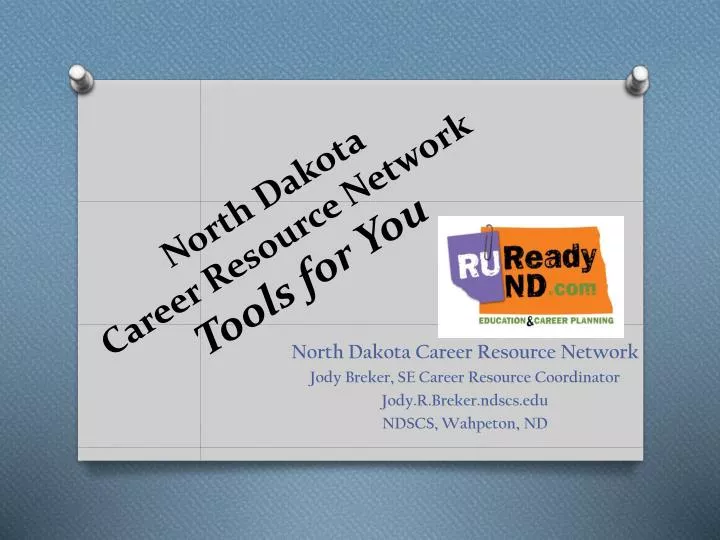 north dakota career resource network tools for you