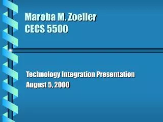 maroba m zoeller cecs 5500