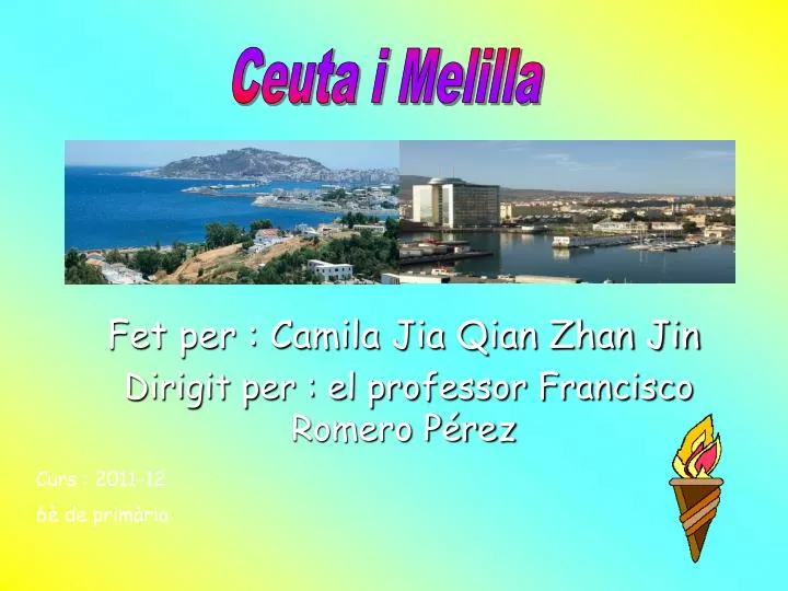 fet per camila jia qian zhan jin dirigit per el professor francisco romero p rez