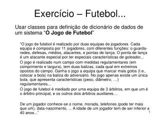 exerc cio futebol