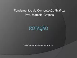 fundamentos de computa o gr fica prof marcelo gattass
