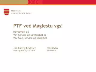 ptf ved m glestu vgs