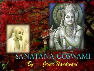Sanatana Goswami