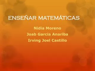 ense ar matem ticas