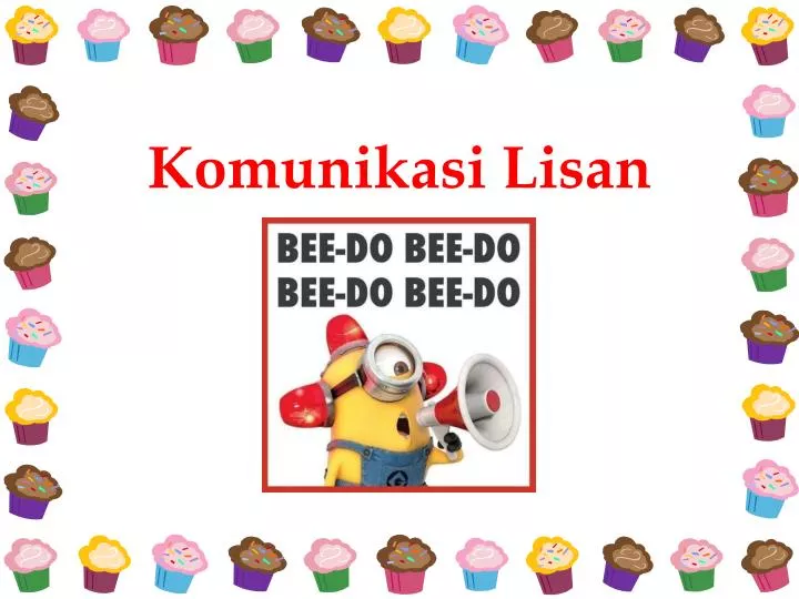 komunikasi lisan