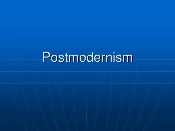 postmodernism