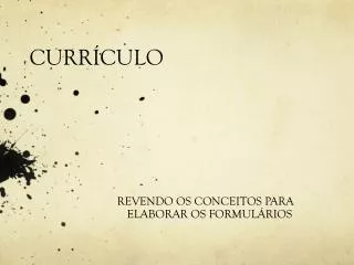 curr culo