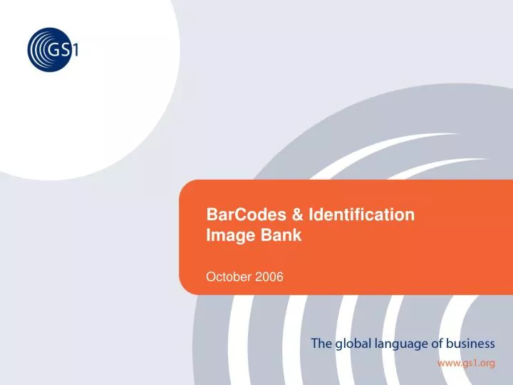 barcodes identification image bank october 2006
