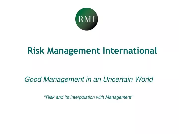 risk management international