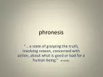 phronesis - slide 1