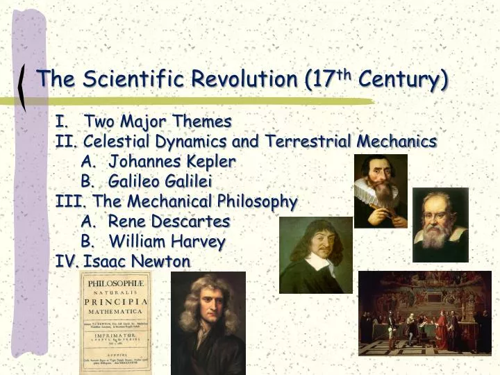 the scientific revolution 17 th century