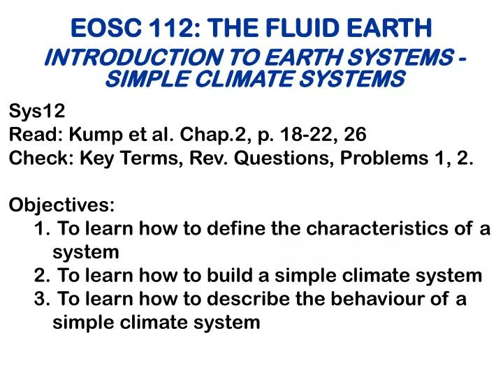 eosc 112 the fluid earth