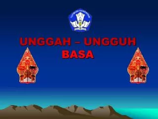 unggah ungguh basa