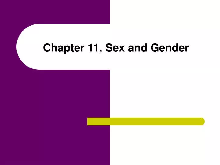 chapter 11 sex and gender