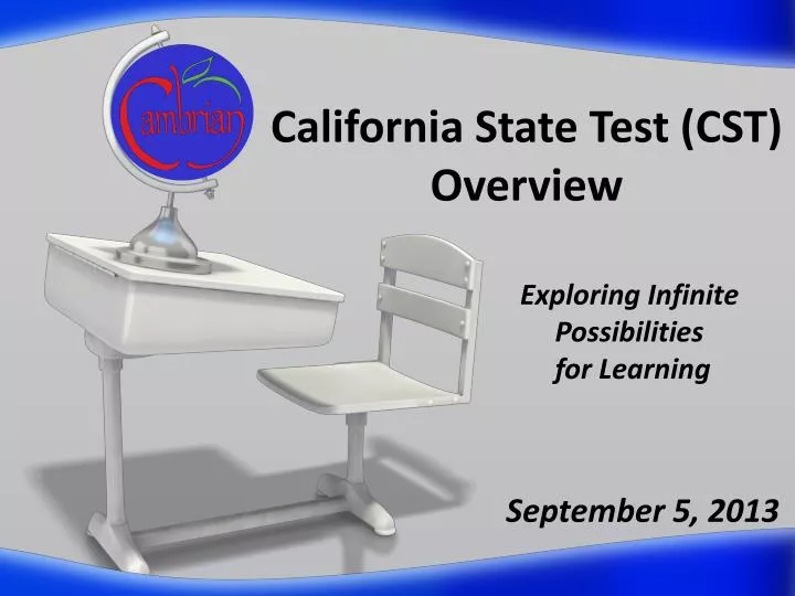 california state test cst overview september 5 2013