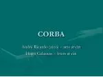 CORBA - slide 1