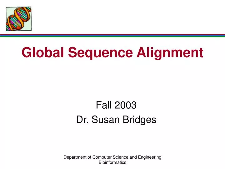 global sequence alignment