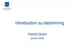 Introduction au datamining - slide 1