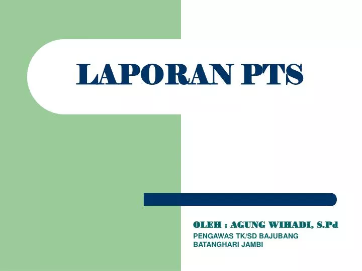 laporan pts