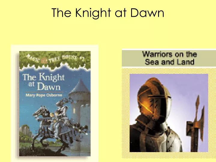 the knight at dawn